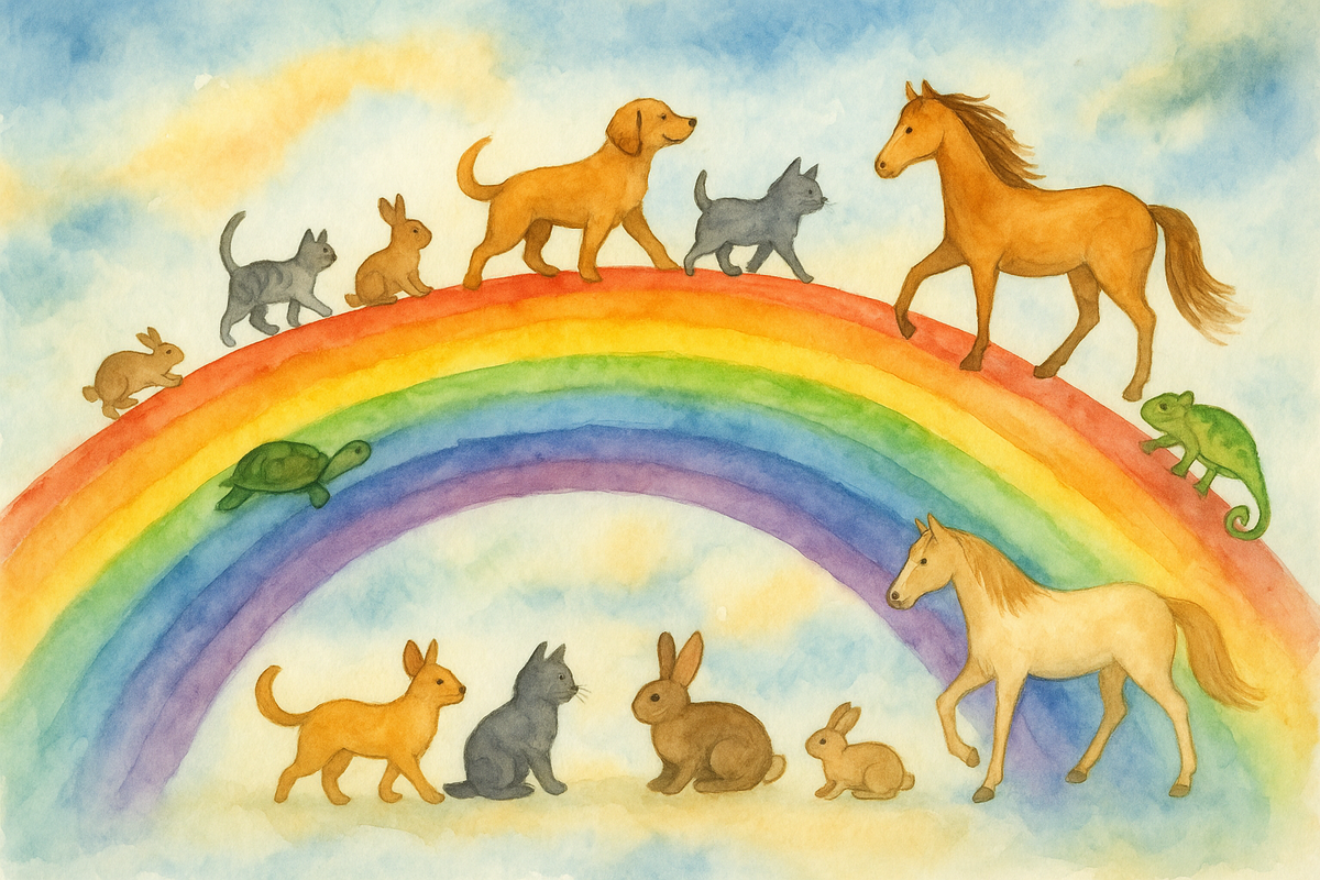 Когда питомец уходит на радугу