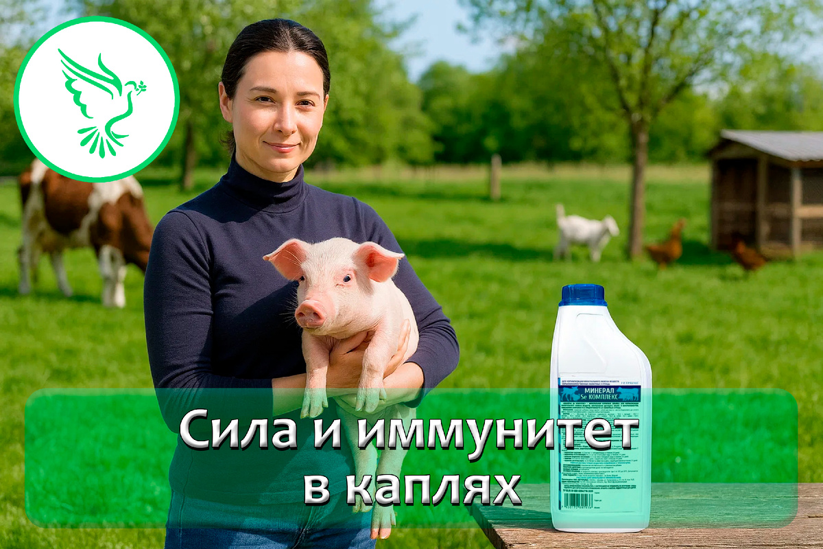 Животные крепче с Минерал Se