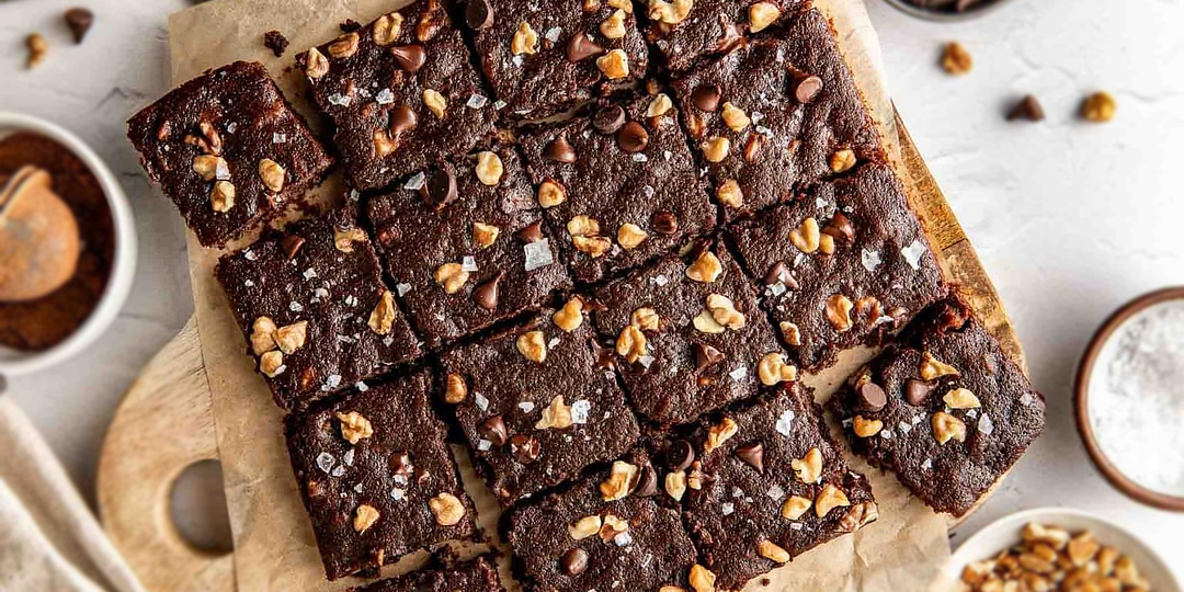 ПП Брауни из батата без сахара, лактозы и глютена - влажные, насыщенно шоколадные и тягучие