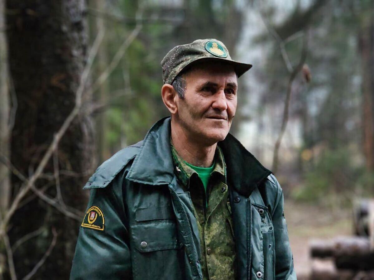    Старший участковый лесничий Дороховского участкового лесничества Мухтар Магомедов | © Фото : ГАУ МО "Мособллес"