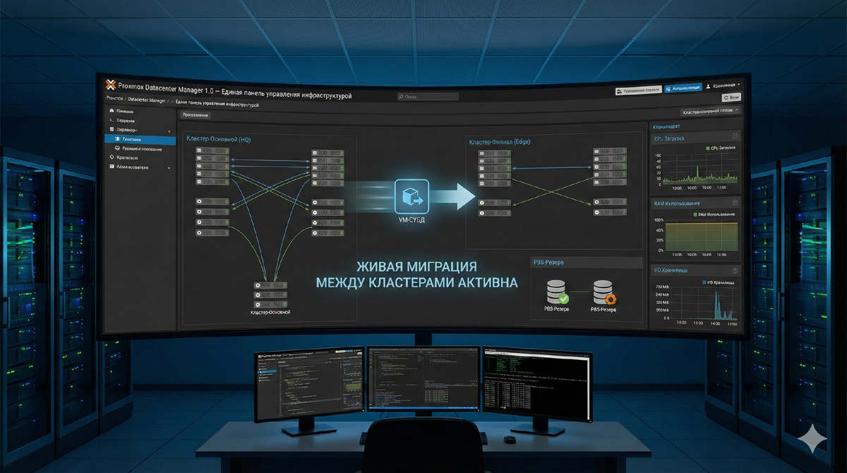 Обзор Proxmox Datacenter Manager 1.0