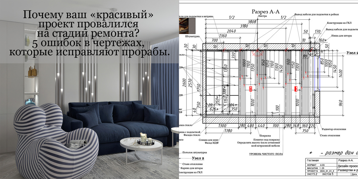 3D визуализация VS рабочая документация