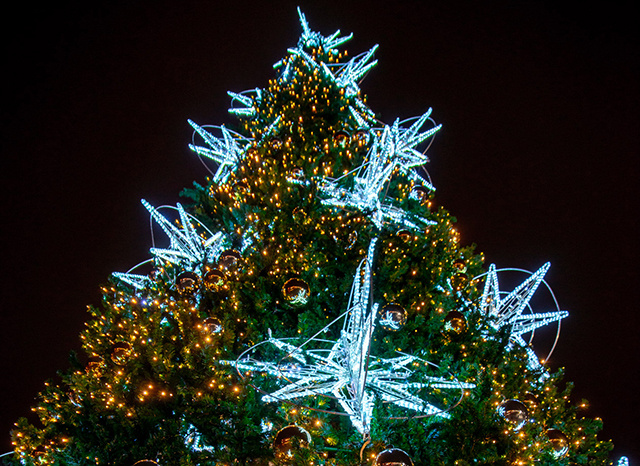 Новогоднее украшение: звезда Гернгута