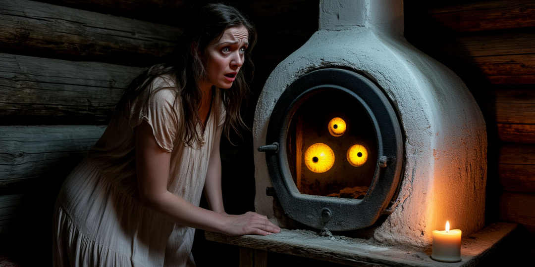 Бабушка строго запрещала открывать печную заслонку в полночь. Я посмеялась и открыла. К утру я поседела.