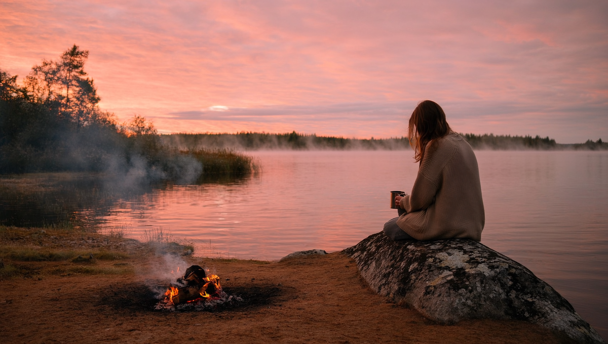 Закат, который стоит дороже любых пяти звёзд. 🌅🍃
