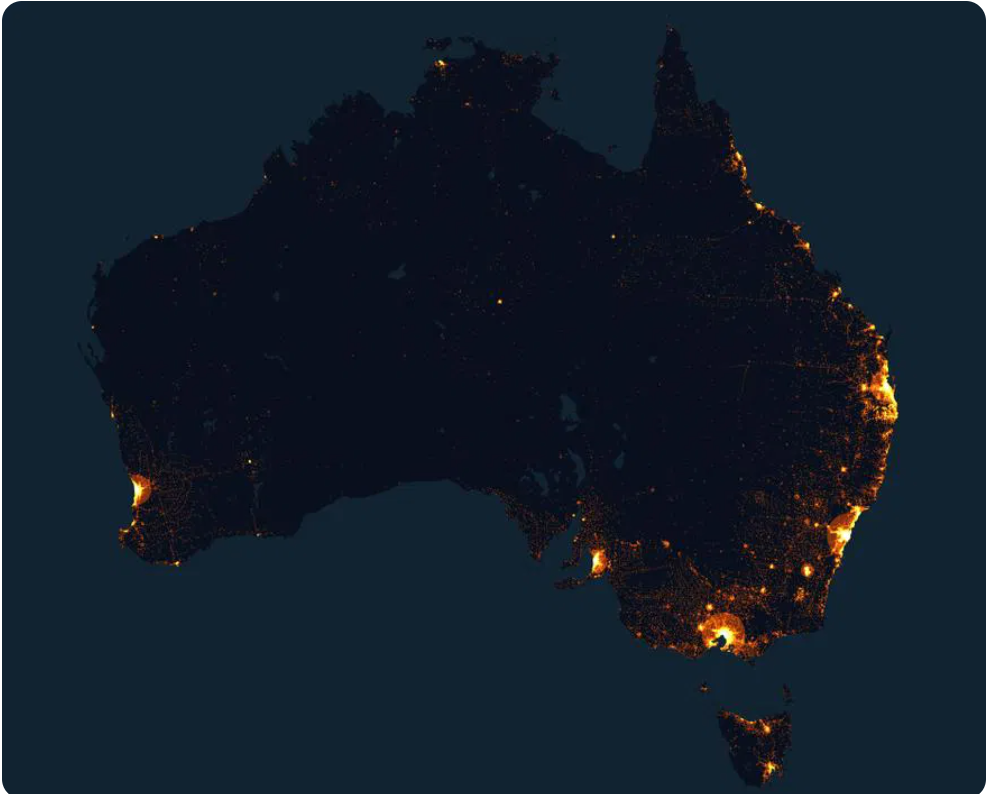 Чуть подсвеченное черное пятно
