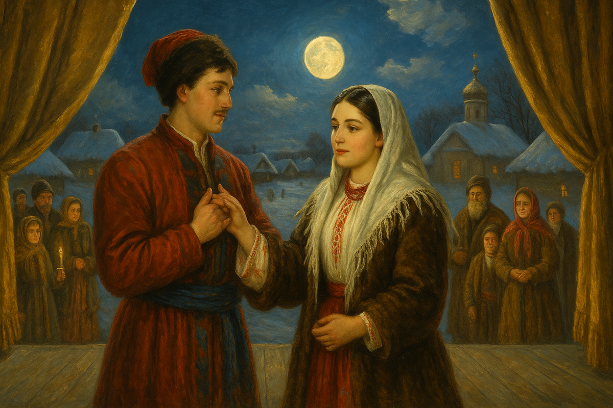 Рождественская ночь перед Рождеством.