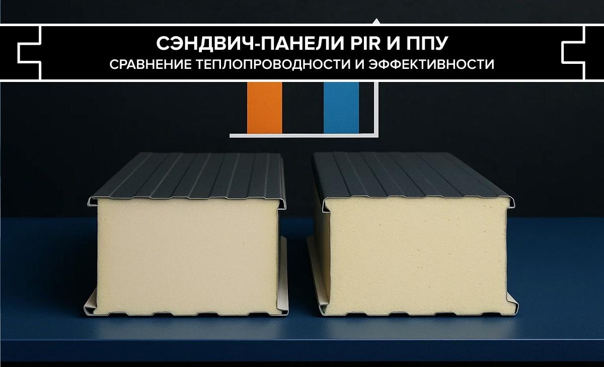 Сэндвич-панели Pir и ППУ: сравнение теплопроводности и эффективности