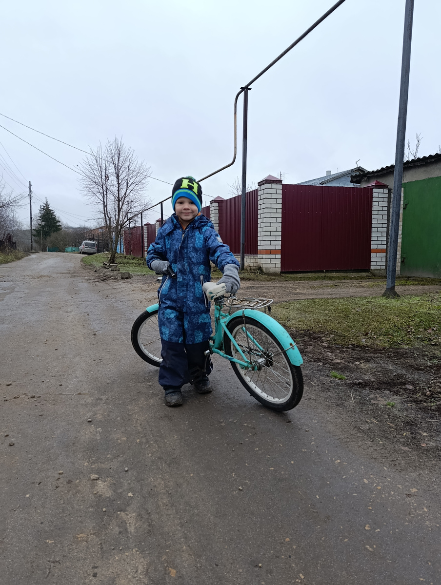 В декабре на великах