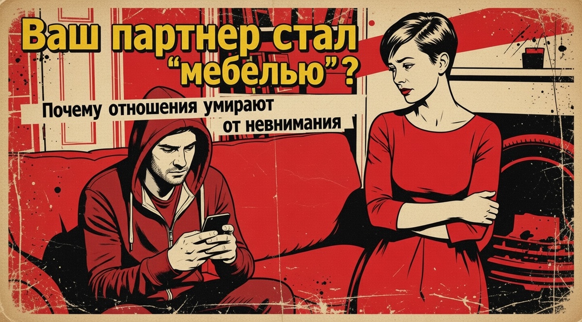 Ваш партнер стал мебелью