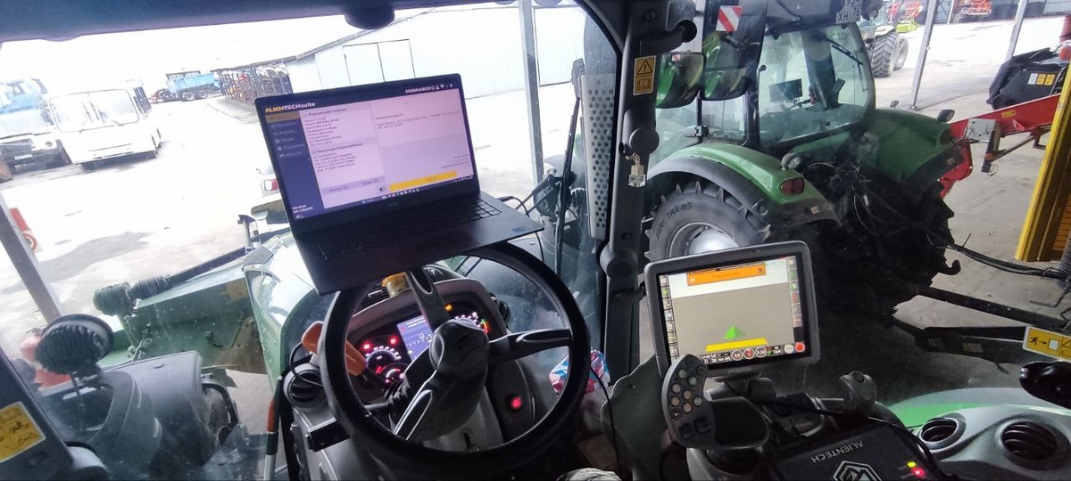 Чип‑тюнинг трактора Deutz-Fahr Agrotron на выезде инженера ТракСистемс