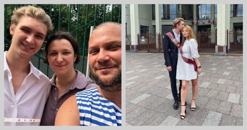    Будущий актёр Савелий Сумченко в окружении своих звёздных родителей, которые не сразу приняли его выбор.