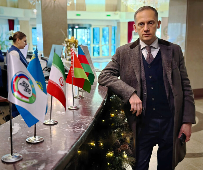    Председатель совета АНО СК «Каспий 2030» Илья Гамбашидзе. Источник фото: пресс-служба АНО СК «Каспий 2030».