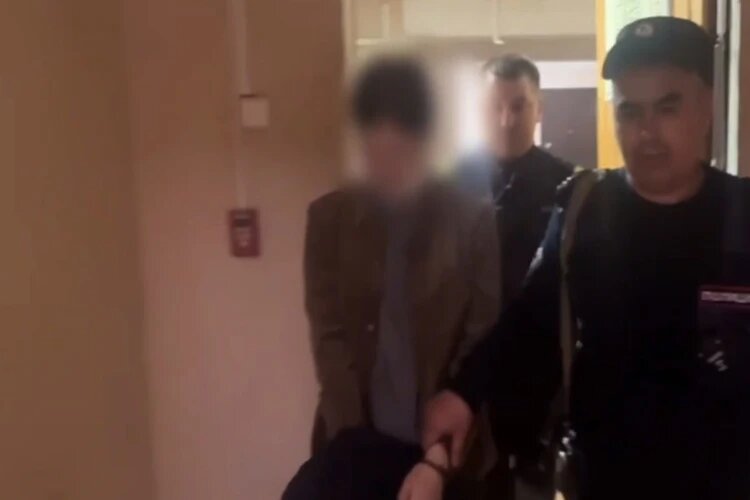 Валентина после задержания. Фото: СК