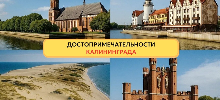 Популярные туристические достопримечательности Калининграда и области