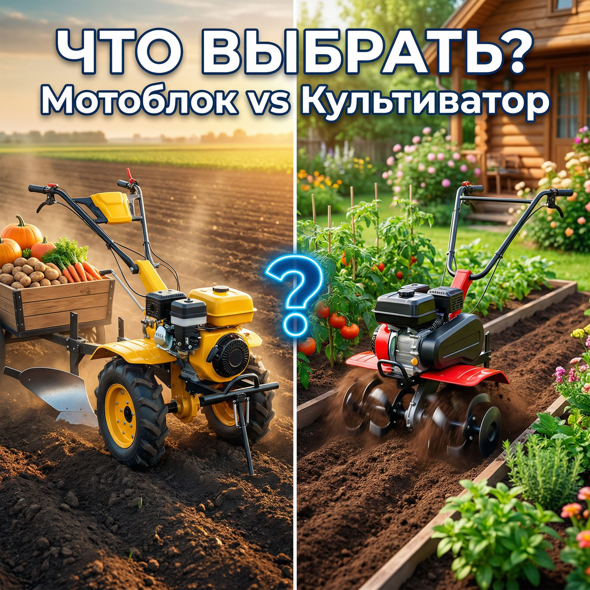 Мотоблок или культиватор, что же выбрать?