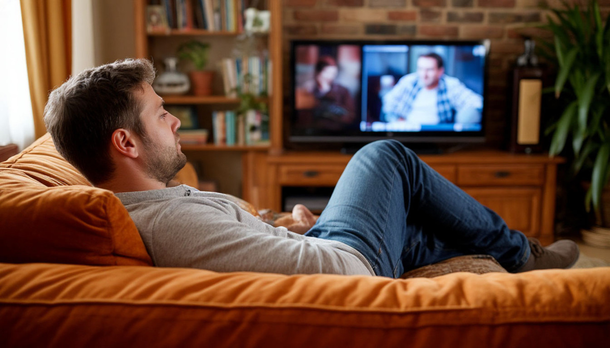 Муж на диване