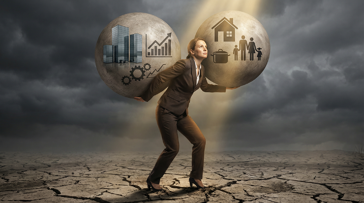 Она несёт два мира на своих плечах. И каждый из них требует, чтобы она притворялась, будто второго не существует