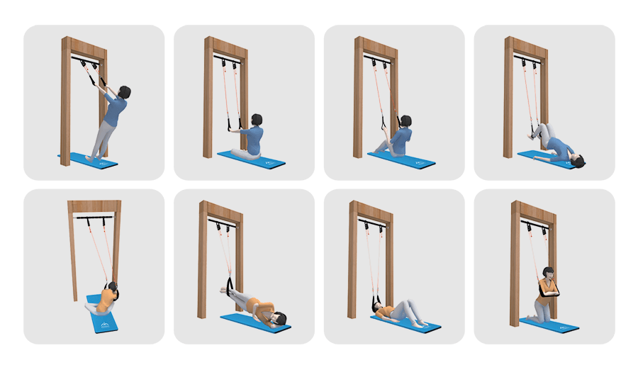 Варианты использования MARPE Sport Home Sling System