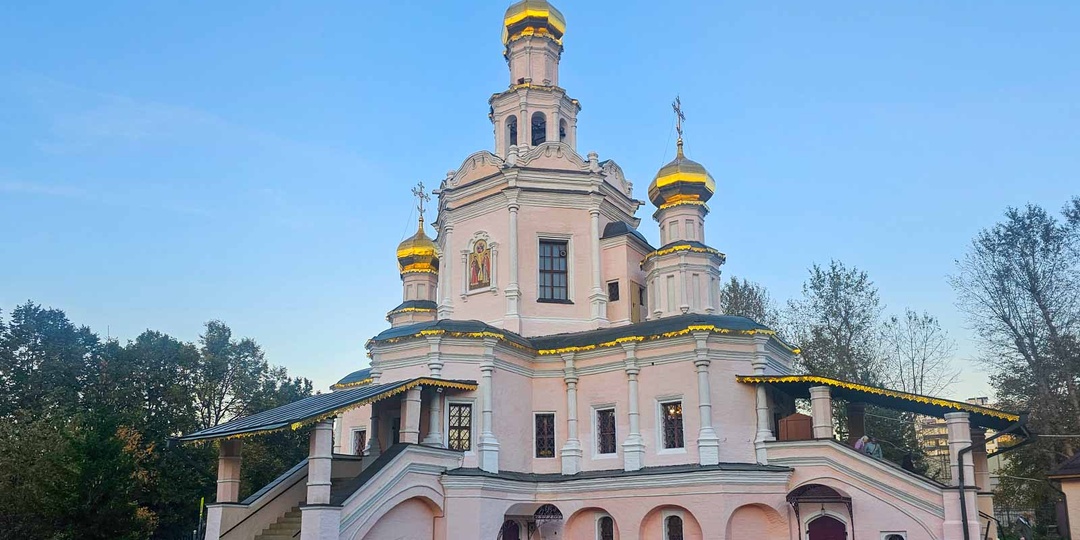 Московское барокко: Церковь Бориса и Глеба в Зюзине