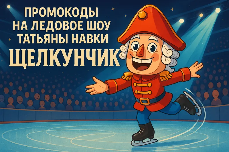 ПРОМОКОД на Ледовое Шоу «Щелкунчик» в Москве от Татьяны Навки, а также Обзор, Афиша и Программа