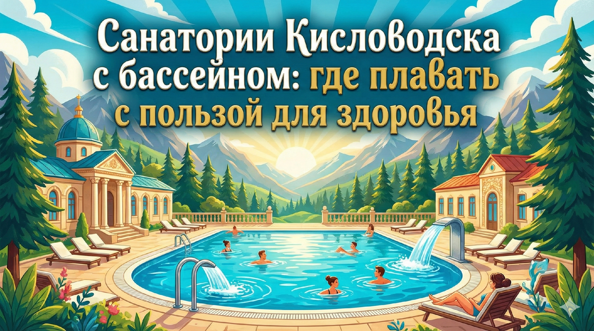 Санатории Кисловодска с бассейном: где плавать с пользой для здоровья