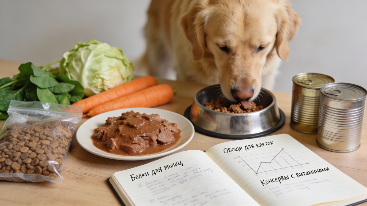 Анализ питания и здоровья собак