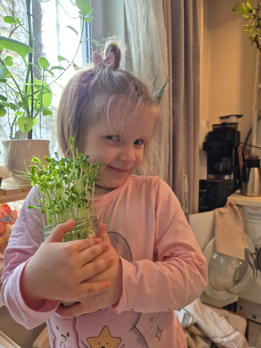 Хорошенький такой, весенний горошек