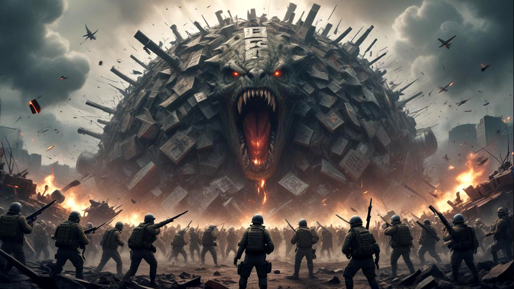 Рухнет ли ВСУ раньше, чем Запад успеет понять, что всё проиграно. Фото: Арина Розанова / ForPost / нейросеть Freepik AI