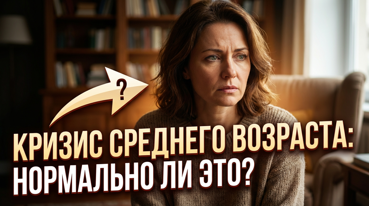 Кризис среднего возраста — нормально ли это и как его пережить?