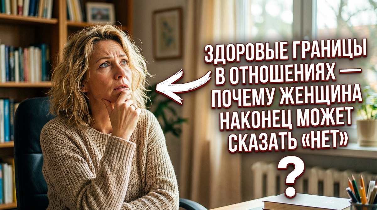 Здоровые границы в отношениях — почему женщина 40+ наконец может сказать «нет»