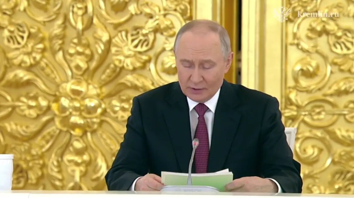    Владимир Путин. Фото: кадр видео Кремля