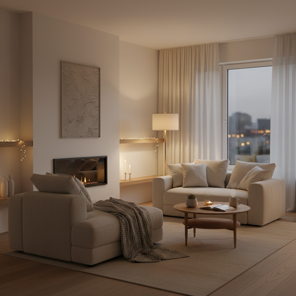 Уютный вечер дома без лишней суеты