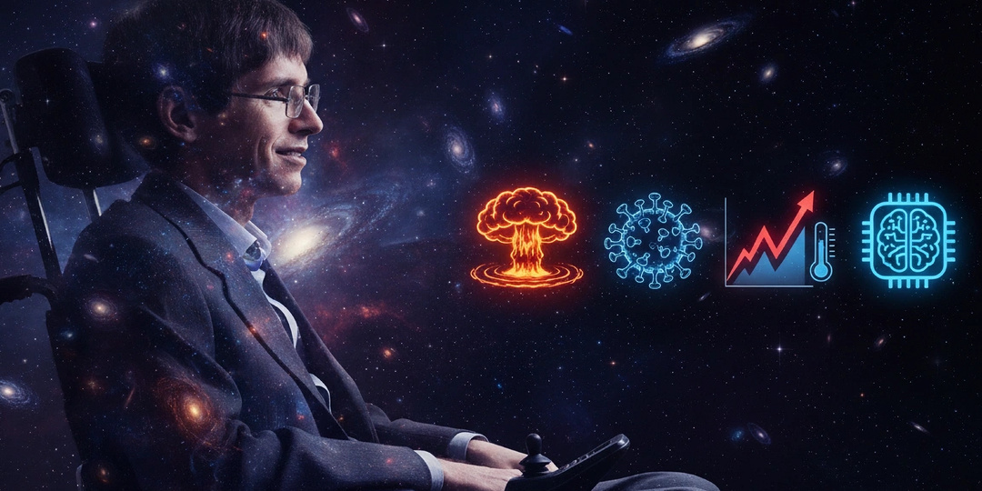 Последнее пророчество Стивена Хокинга: сверхлюди, ИИ, апокалипсис. Земле конец?