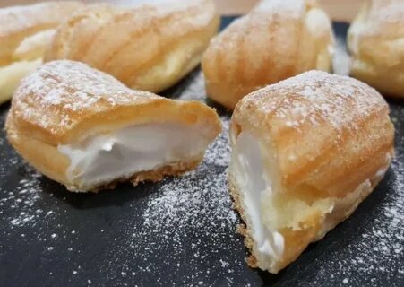 Заварные пирожные с кремом