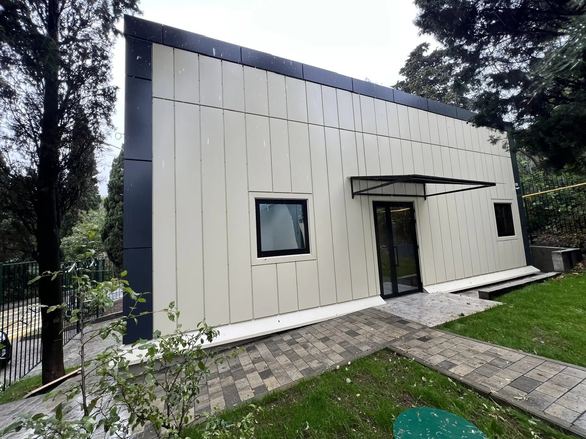 Быстровозводимаямузыкальная школа 10Ш х 12Д х 3.3В из ЛСТК в п. Гурзуф, Крым, Россия
