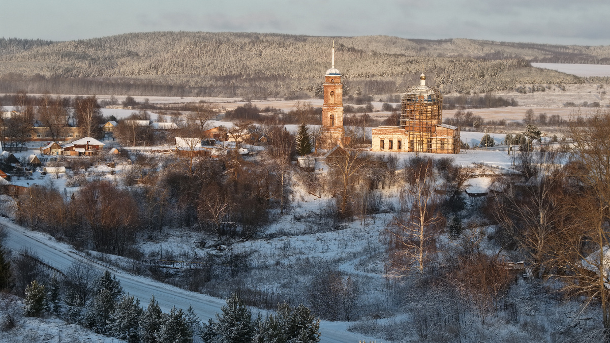 храм Сретения господня в селе Острожка