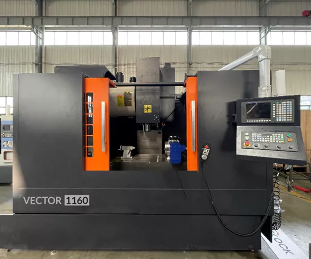 Вертикальный фрезерный обрабатывающий центр с ЧПУ VECTOR 1160 разработан для создания сложных деталей с высокой точностью. Этот станок позволяет обрабатывать наклонные и изогнутые поверхности, выполняя такие операции, как фрезерование, сверление, растачивание и зенкерование.

Для расширения технологических возможностей станок может быть оборудован поворотными и наклонно-поворотными столами. Центр широко применяется в машиностроении, станкостроении, приборостроении и других промышленных сферах.