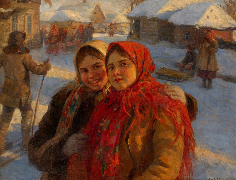 Федор Васильевич Сычков, (1870-1958). Подруги