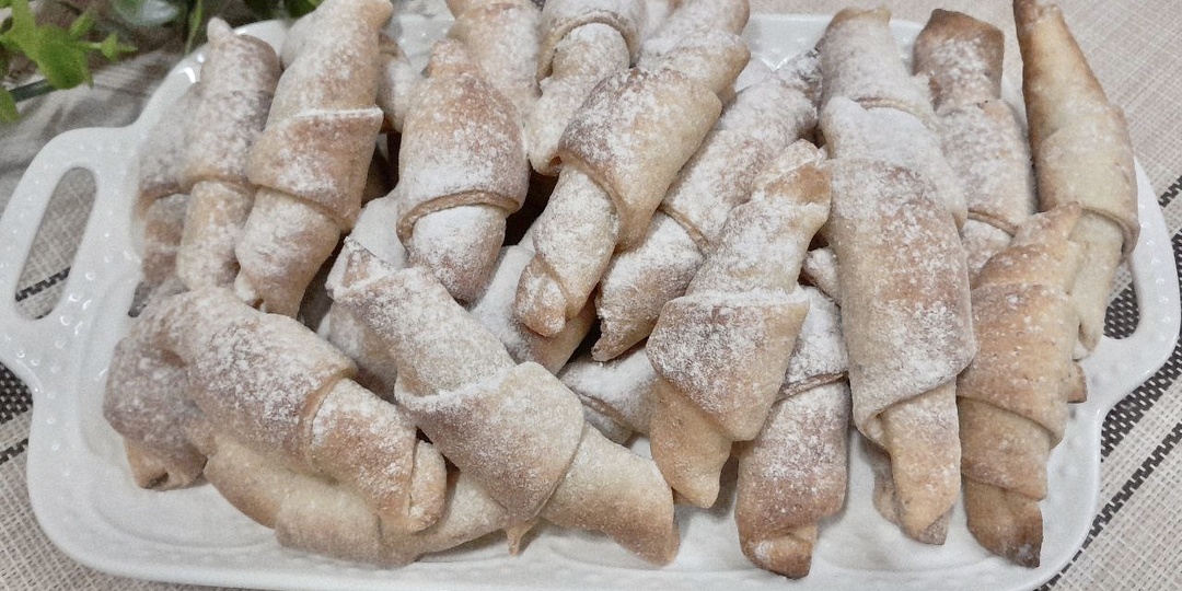 Рогалики к чаю, без яиц и молочных продуктов. Постная выпечка.