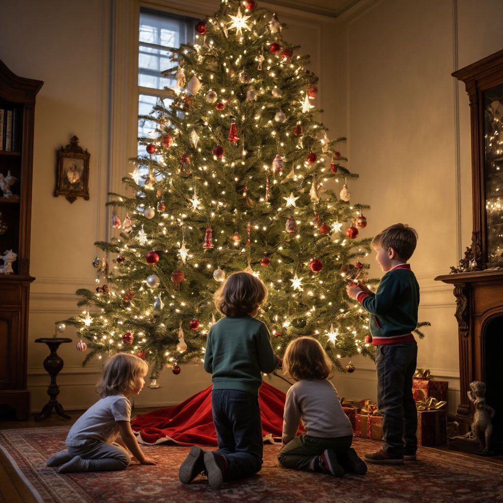 Новогодние технологии прошлого как освещали ёлки до электричества