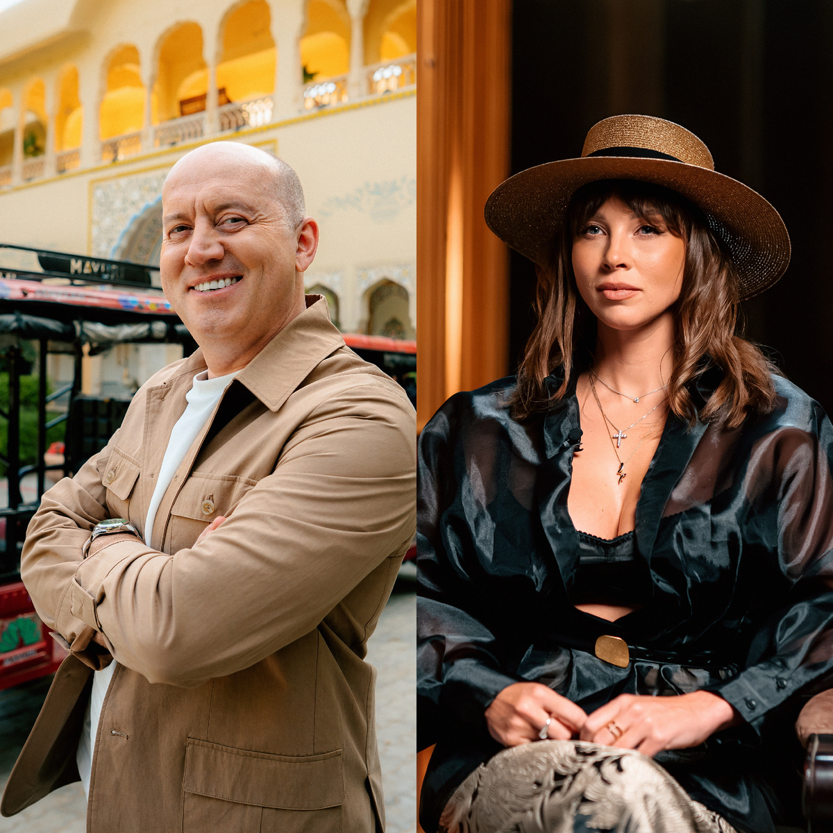 Сергей Бурунов, Полина Диброва. Фото: телеканал СТС