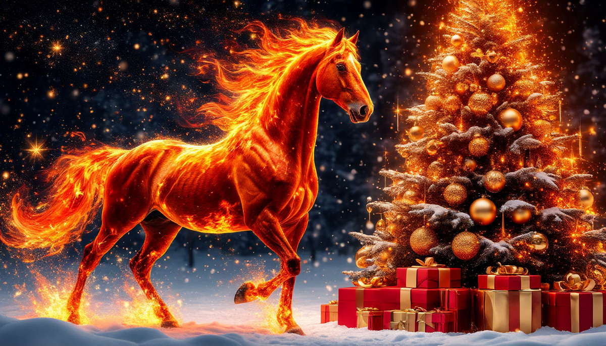 Огненная лошадь - символ Нового года 2026