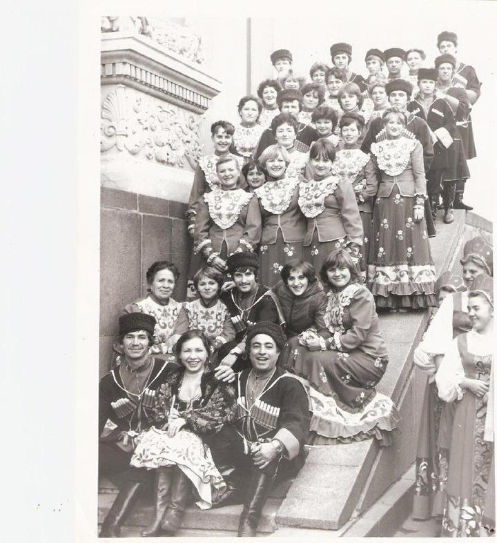     Народный хор "Елизаветенцы", 1970-е годы, ВДНХ, Москва