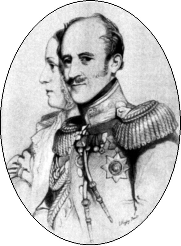 А.Х. Бенкендорф с женой Елизаветой