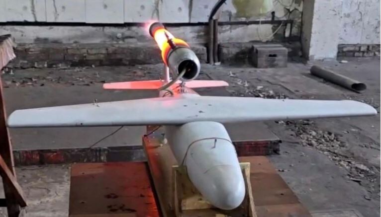 Двигатель установленный на БПЛА Мить-2