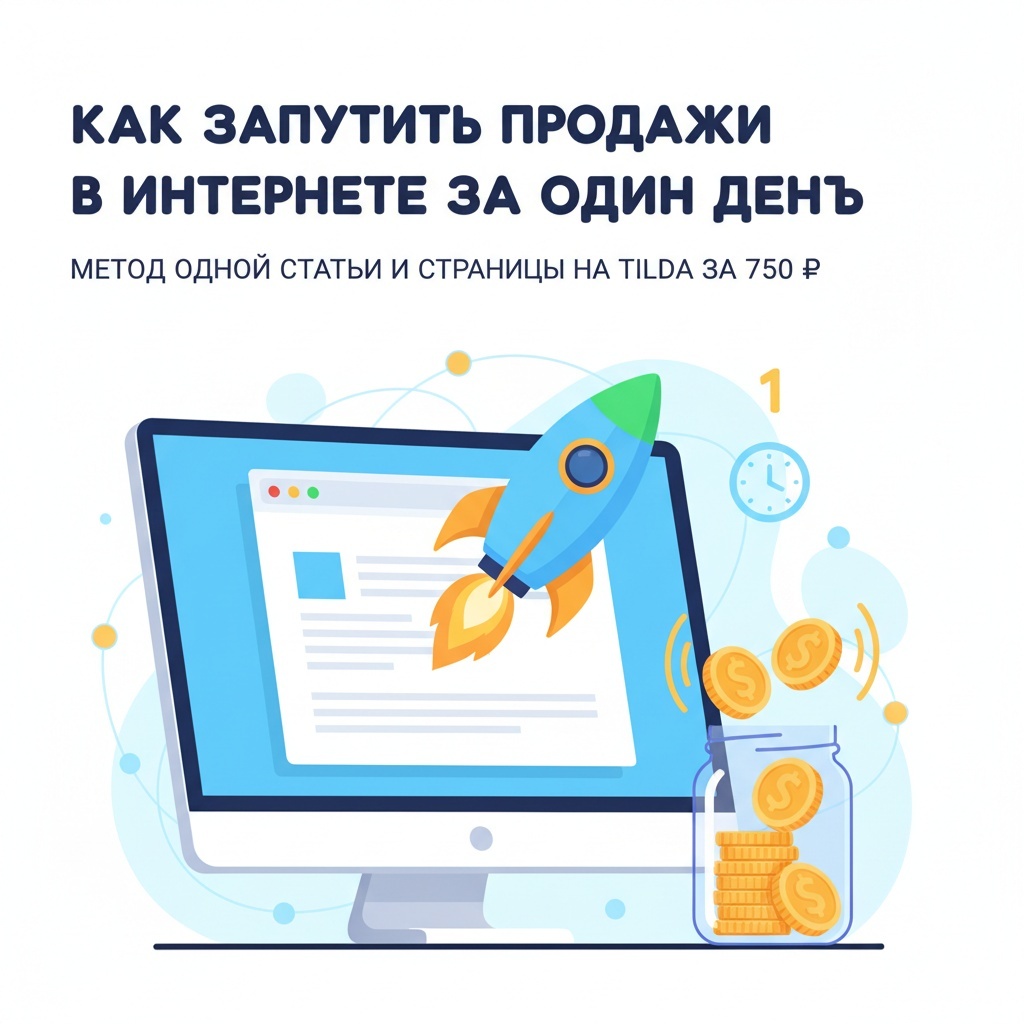 Как запустить продажи в интернете за один день