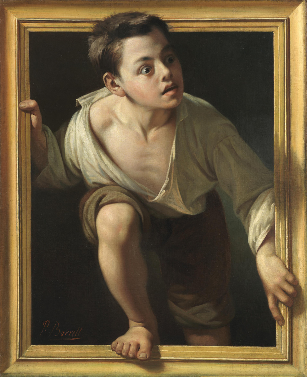  Пере Боррель дель Касо, «Бегство от критики», 1874 год. Холст, масло. 75,7х61см. Коллекция Банка Испании, Мадрид, Испания. 