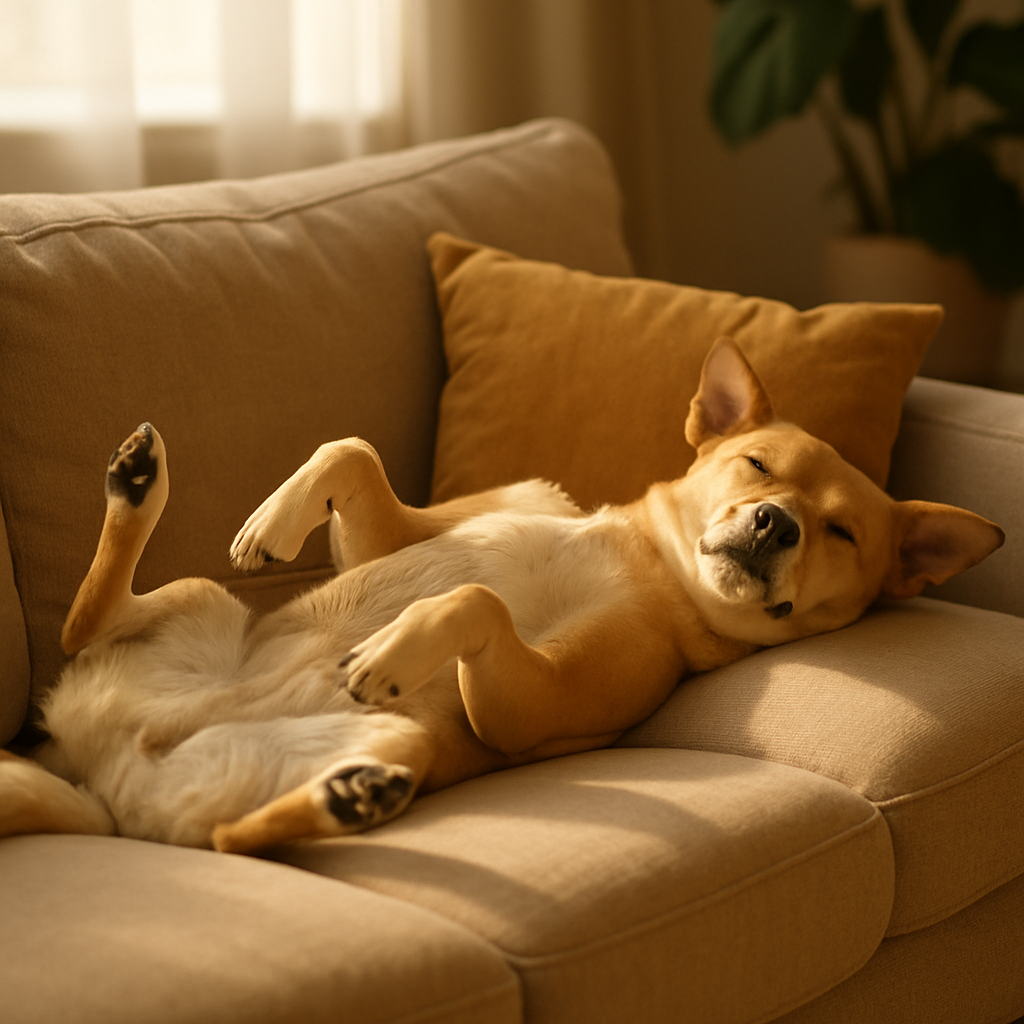 - Я сплю на спине, потому что так вкуснее отдыхать!