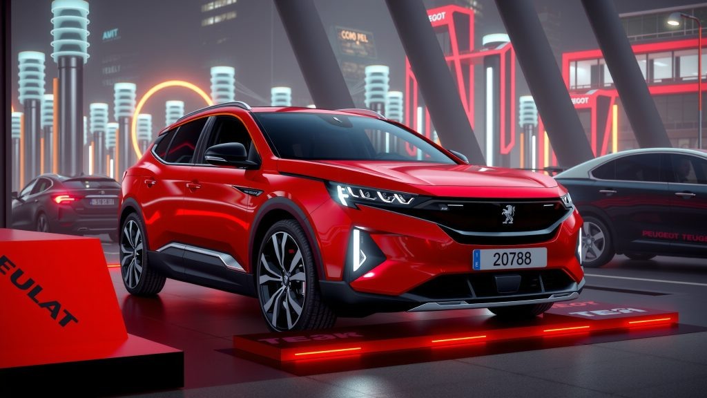    Как Peugeot e-2008 50 kWh 2025 французский дизайн электро привлекает внимание?